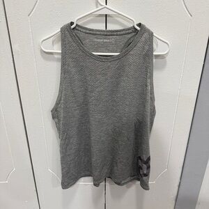 Outdoor Voices Grey Peloton Vent Tank Top
